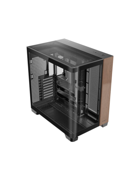 Antec C8 Curve Wood Full Tower Negro, Transparente, Madera