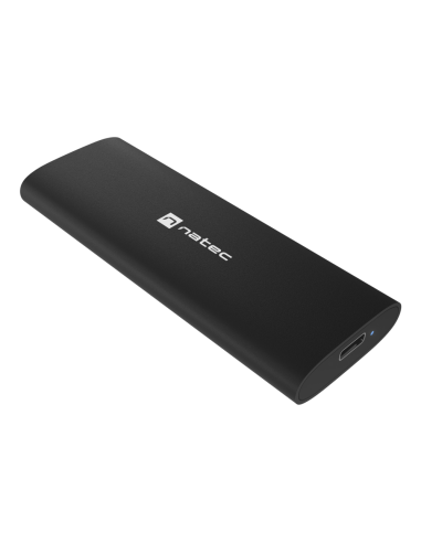NATEC NKZ-2286 caja para disco duro externo Caja externa para unidad de estado sólido (SSD) Negro M.2