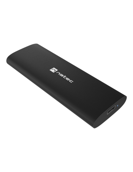 NATEC NKZ-2286 caja para disco duro externo Caja externa para unidad de estado sólido (SSD) Negro M.2