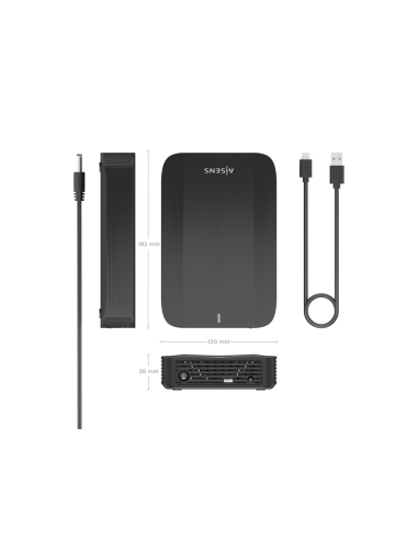 AISENS ASE-3535B caja para disco duro externo Caja de disco duro (HDD) 3.5"