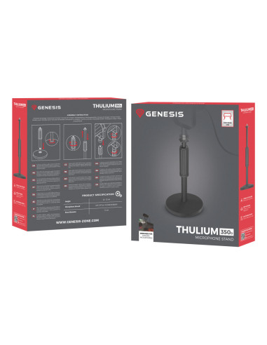 GENESIS NGM-2293 soporte para micrófono Soporte de escritorio para micrófono