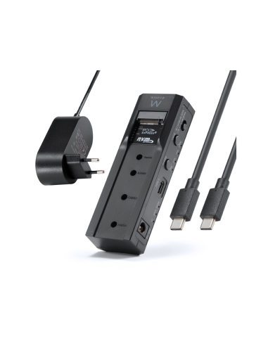 Ewent EW7065 caja para disco duro externo Carcasa de disco duro/SSD Negro 2.5/3.5"