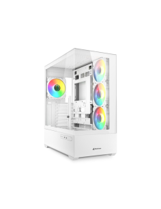 MSI MAG Forge M100R Midi Tower Transparente, Blanco