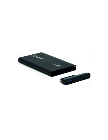 TooQ TQE-2524B caja para disco duro externo Caja de disco duro (HDD) Negro 2.5"