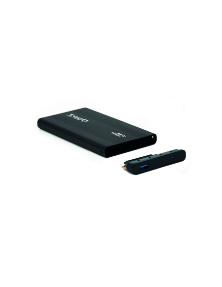 TooQ TQE-2524B caja para disco duro externo Caja de disco duro (HDD) Negro 2.5"