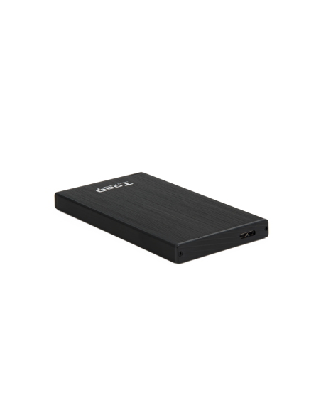 TooQ TQE-2527B caja para disco duro externo Caja de disco duro (HDD) Negro 2.5"