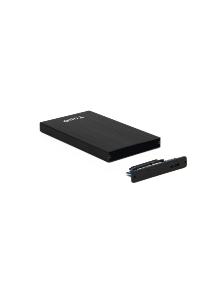 TooQ TQE-2527B caja para disco duro externo Caja de disco duro (HDD) Negro 2.5"