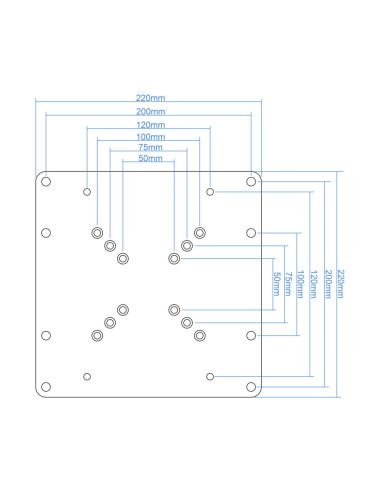 TooQ VMA0200-B accesorio para soporte de televisor
