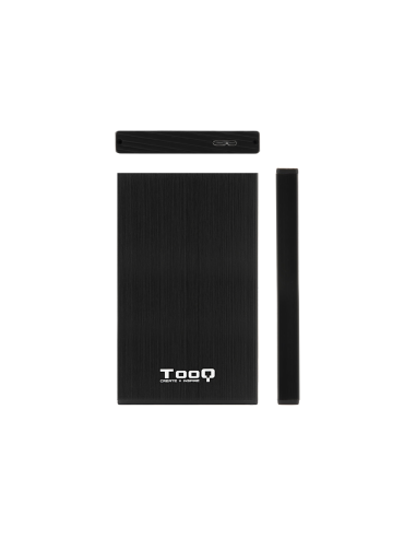 TooQ TQE-2527B caja para disco duro externo Caja de disco duro (HDD) Negro 2.5"