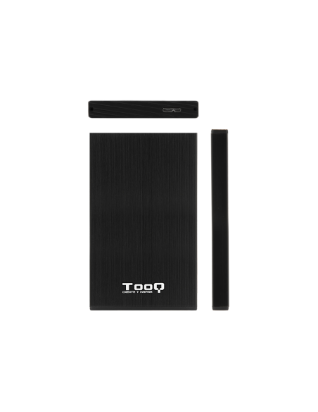 TooQ TQE-2527B caja para disco duro externo Caja de disco duro (HDD) Negro 2.5"