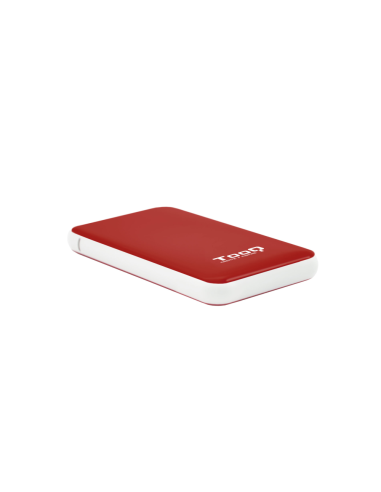 TooQ TQE-2528R caja para disco duro externo Caja externa para unidad de estado sólido (SSD) Rojo 2.5"
