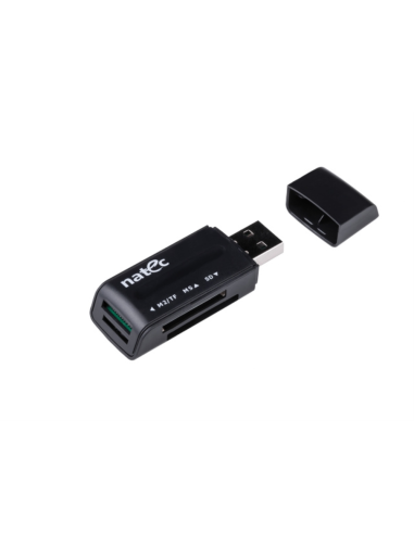 NATEC ANT 3 Mini lector de tarjeta USB 2.0 Negro