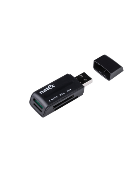 NATEC ANT 3 Mini lector de tarjeta USB 2.0 Negro