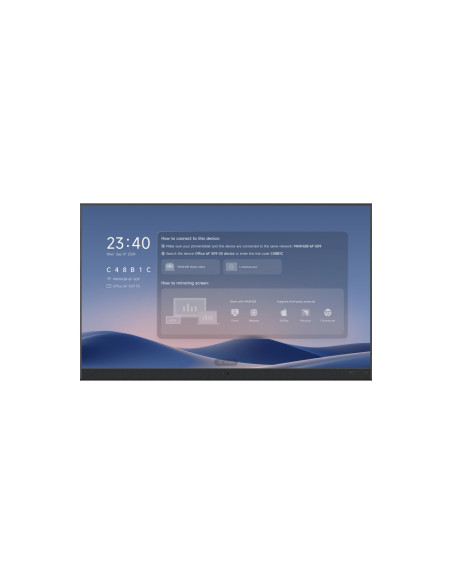 MAXHUB DVLED RAPTOR SERIES V3 3,81 m (150") 1920 x 1080 Pixeles Wi-Fi 6 (802.11ax) Negro Bluetooth