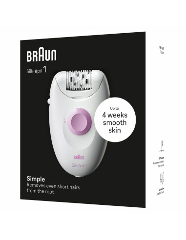 Braun Silk-épil 1 1-000 20 pinzas Rosa, Blanco