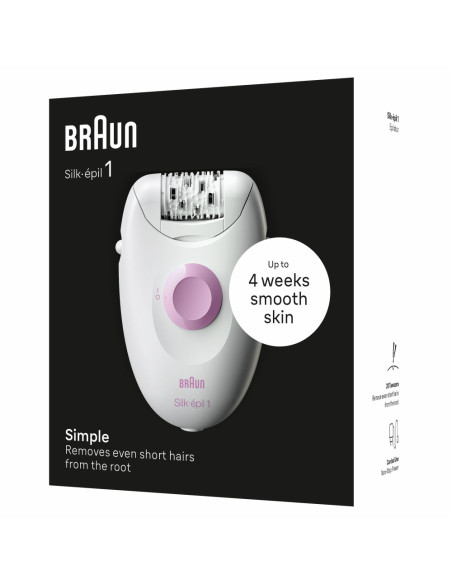 Braun Silk-épil 1 1-000 20 pinzas Rosa, Blanco