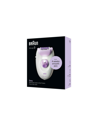 Braun Silk-épil 3 3-000 20 pinzas Púrpura, Blanco