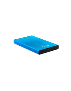 TooQ TQE-2527BL caja para disco duro externo Caja de disco duro (HDD) Negro, Azul 2.5" 2