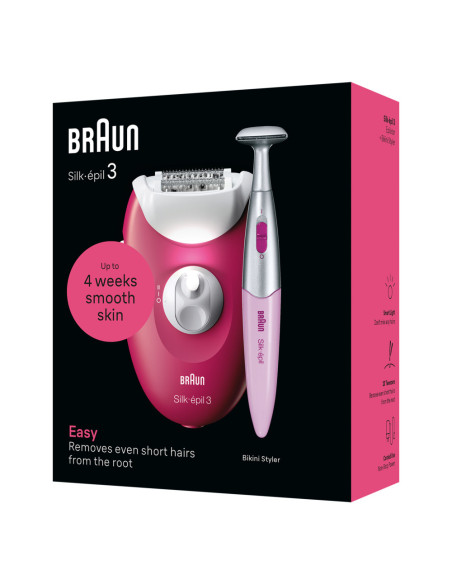 Braun Silk-épil 3 3-202 20 pinzas Fruta del bosque