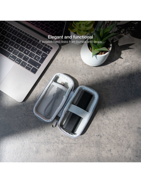 TooQ Estuche Protector para Caja Externa M2, Gris