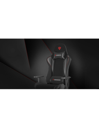 GENESIS Nitro 440 G2 Butaca para jugar Asiento acolchado Negro, Gris