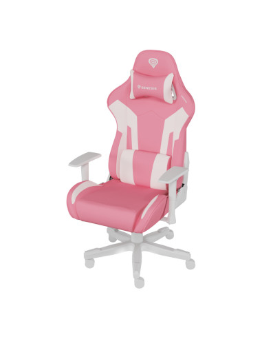 GENESIS Nitro 710 Silla para videojuegos de PC Asiento inflable Blanco