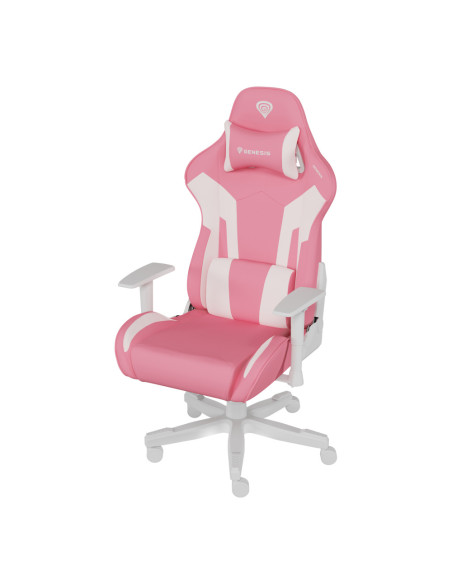 GENESIS Nitro 710 Silla para videojuegos de PC Asiento inflable Blanco