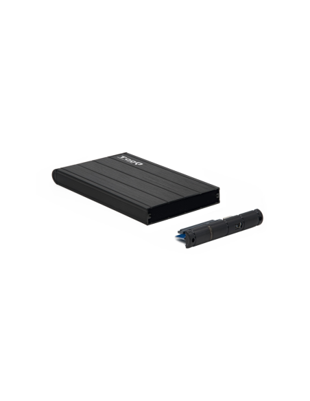 TooQ TQE-2530B caja para disco duro externo Caja de disco duro (HDD) Negro 2.5"