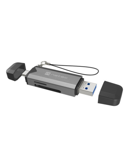 NATEC NCZ-2262 lector de tarjeta USB 3.1 Interno Negro, Gris Oscuro