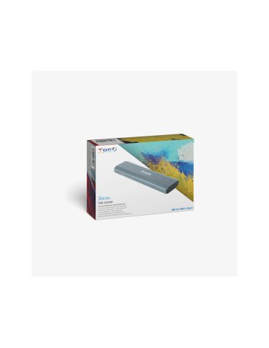 TooQ Shura Caja externa para unidad de estado sólido (SSD) Gris M.2