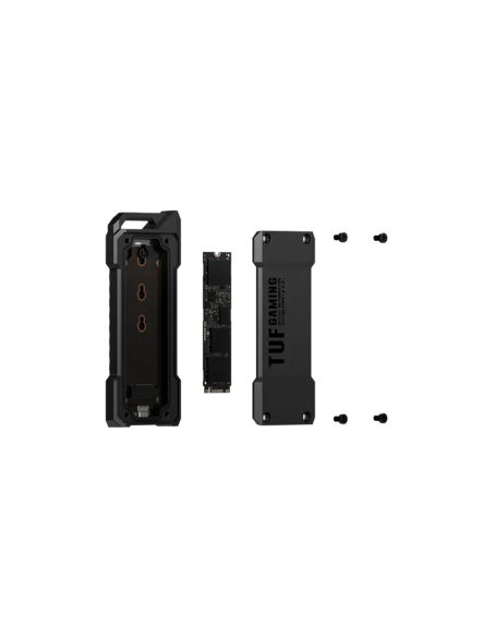 ASUS ESD-T1A/BLK/G/AS// Caja externa para unidad de estado sólido (SSD) Negro M.2