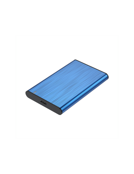 AISENS Caja Externa 2,5" ASE-2525BLU 9.5mm SATA a USB 3.0/USB3.1 Gen1, Azul