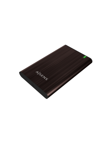 AISENS Caja Externa 2.5" ASE-2525BWN 9.5 mm SATA A USB 3.0/USB 3.1 Gen1, Marron