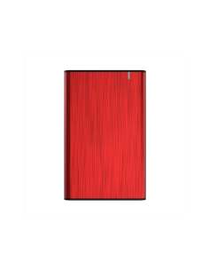 AISENS Caja Externa 2,5" ASE-2525RED 9.5mm SATA a USB 3.0/USB3.1 Gen1, Rojo