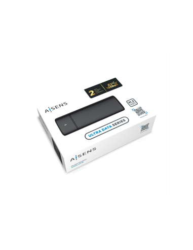 AISENS Caja Externa M.2 (NGFF) ASM2-001B SATA/NVME a USB3.1/USB3.2 Gen2, Negra