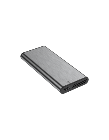 AISENS Caja Externa M.2 (NGFF) ASM2-007GRY SATA A USB3.1 Gen1, Gris