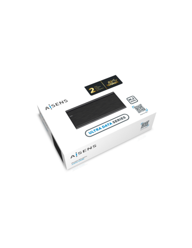 AISENS Caja Externa M.2 (NGFF) ASM2-008B NVMe a USB3.2 Gen2, Negra