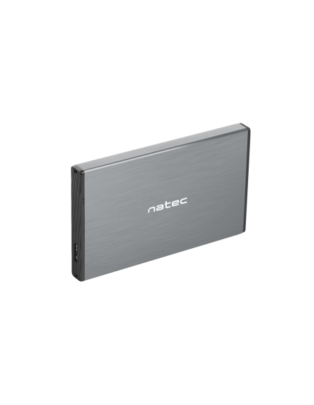 NATEC Rhino GO Carcasa de disco duro/SSD Gris 2.5"