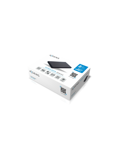 AISENS Caja externa 2,5" ASE-2530B 9.5 mm SATA a USB 3.0/USB 3.1 Gen1, Negra