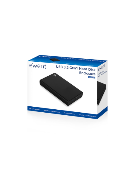 Ewent EW7044 caja para disco duro externo Carcasa de disco duro/SSD Negro 2.5"