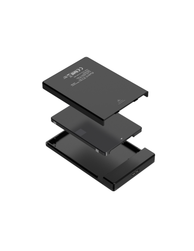 Ewent EW7049 caja para disco duro externo Carcasa de disco duro/SSD Negro 2.5"