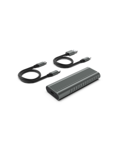 Ewent EW7025 caja para disco duro externo Caja externa para unidad de estado sólido (SSD) Gris M.2 2