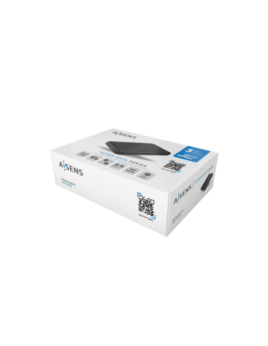 AISENS Caja Externa 2,5? 9.5mm SATA a USB3.0/USB3.1 Gen1, Negra