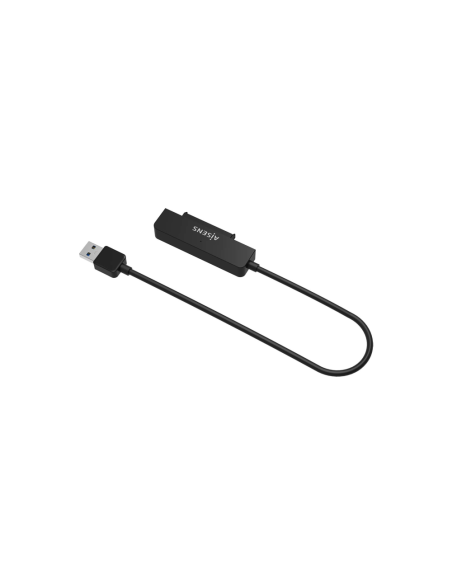 AISENS Adaptador SATA a USB-A USB3.0/USB3.1 Gen1 para Discos Duros 2.5?, Negro