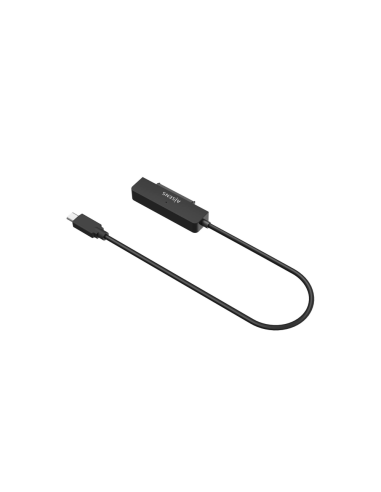 AISENS Adaptador SATA a USB-C USB3.0/USB3.1 Gen1 para Discos Duros 2.5?, Negro