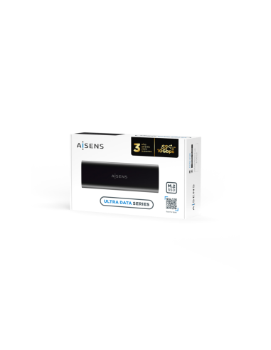 AISENS Caja Externa M.2 (NGFF) ASM2-014B SATA/NVMe A USB3.1 Gen2, Negro