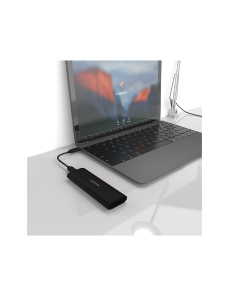 AISENS Caja Externa M.2 (NGFF) ASM2-014B SATA/NVMe A USB3.1 Gen2, Negro