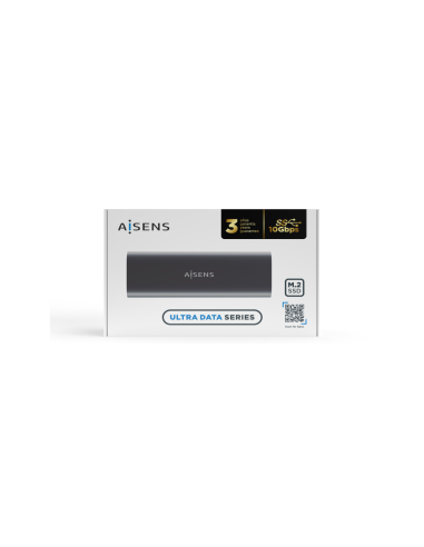 AISENS ASM2-015GR caja para disco duro externo Caja externa para unidad de estado sólido (SSD) Gris M.2