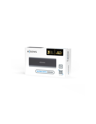 AISENS ASM2-015GR caja para disco duro externo Caja externa para unidad de estado sólido (SSD) Gris M.2