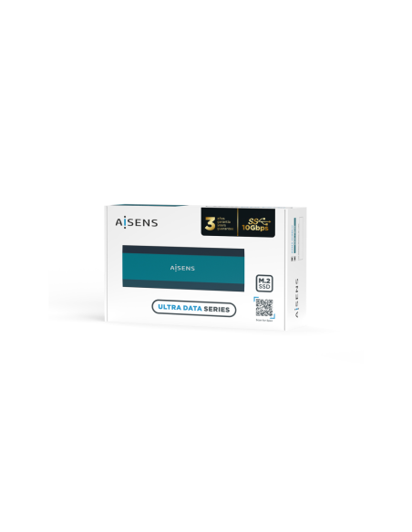 AISENS Caja Externa M.2 (NGFF) ASM2-019BLU SATA/NVMe a Usb3.1 Gen2, Azul